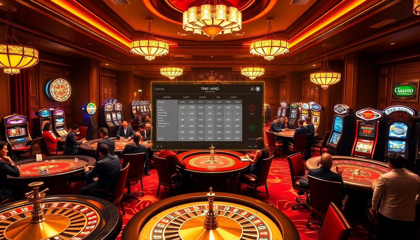 Experience thrilling gameplay at tr88 casino with vibrant gaming tables and exciting betting options.